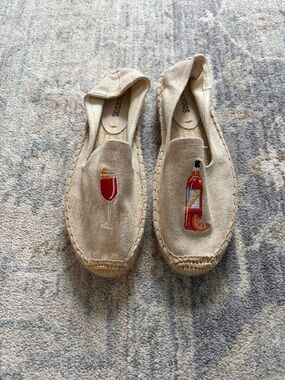 Soludos Tan Espadrille Slip-Ons